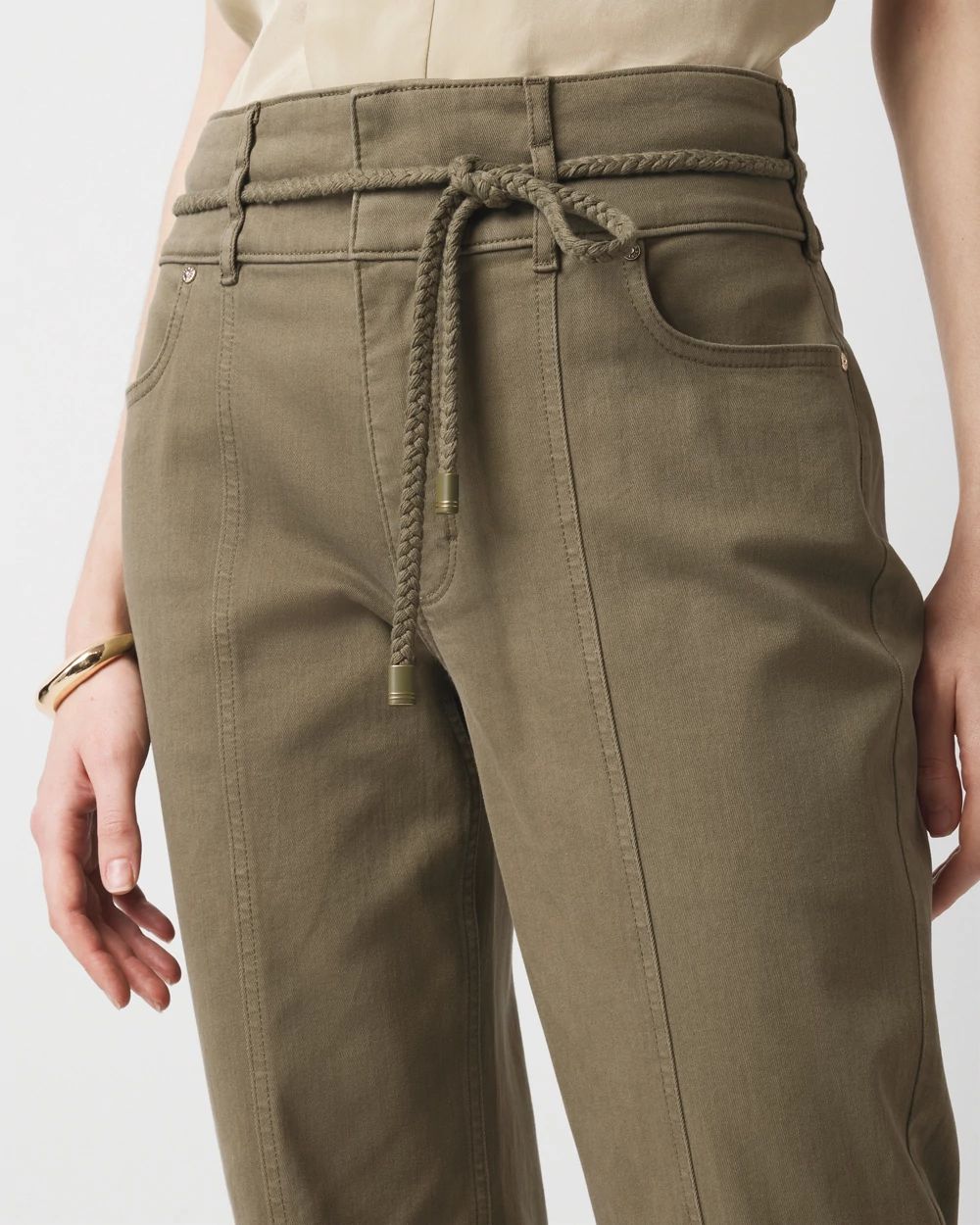 Petite Extra High-Rise Pret Trouser Pant | White House Black